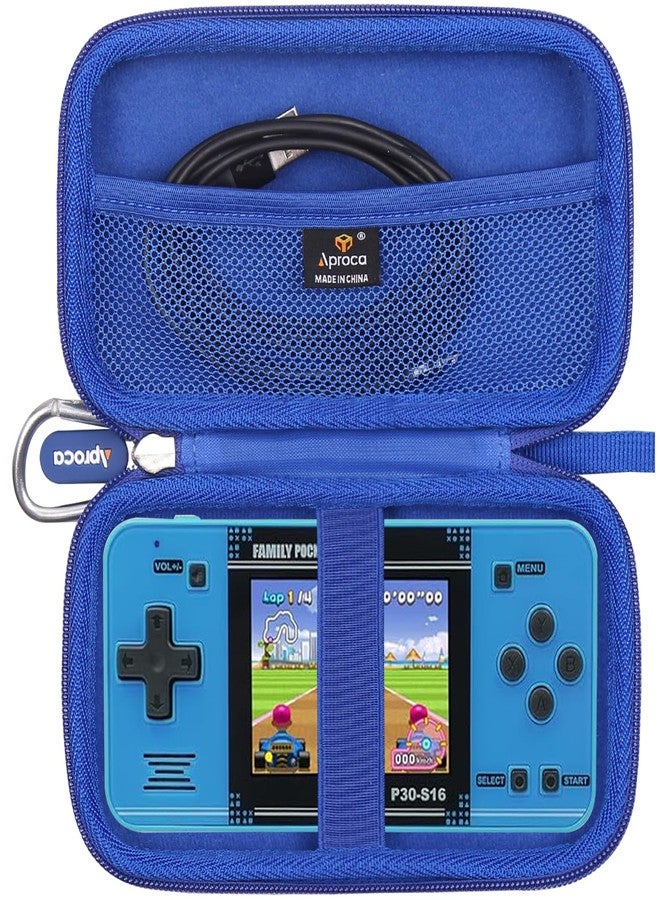 ابروكا حقيبة Aproca متوافقة مع جهاز الألعاب المحمول WELLST·G للأطفال، حقيبة تخزين صلبة لملحقات اللاعب - أزرق (الحقيبة فقط) - Image 1